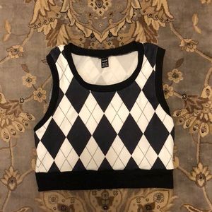 Shein vest crop top